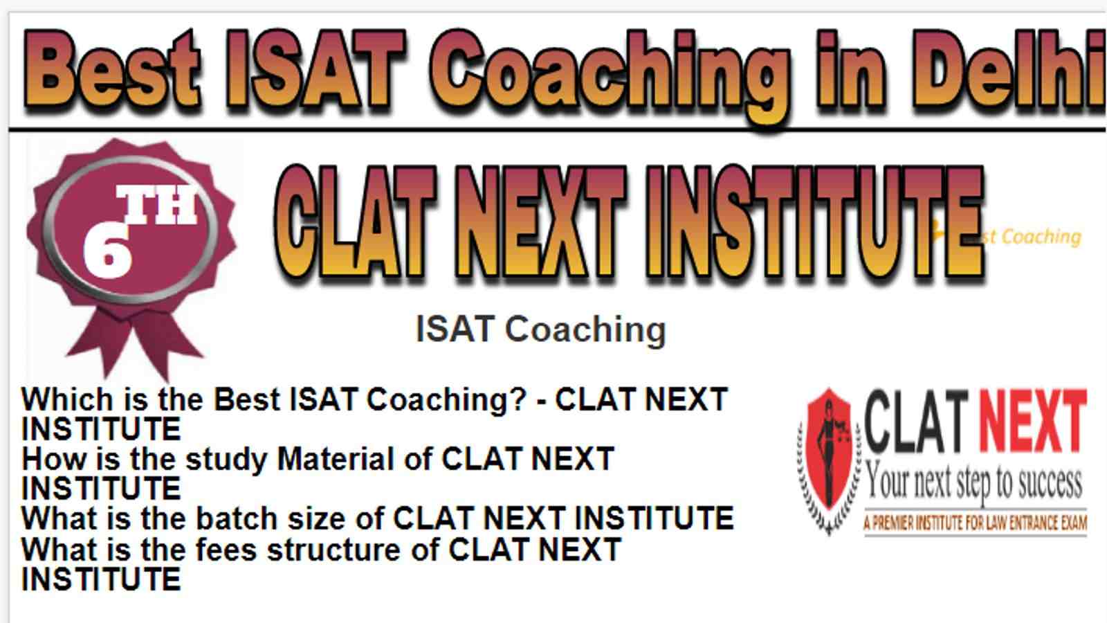 Rank 6 Best lsat Coaching in Delhi