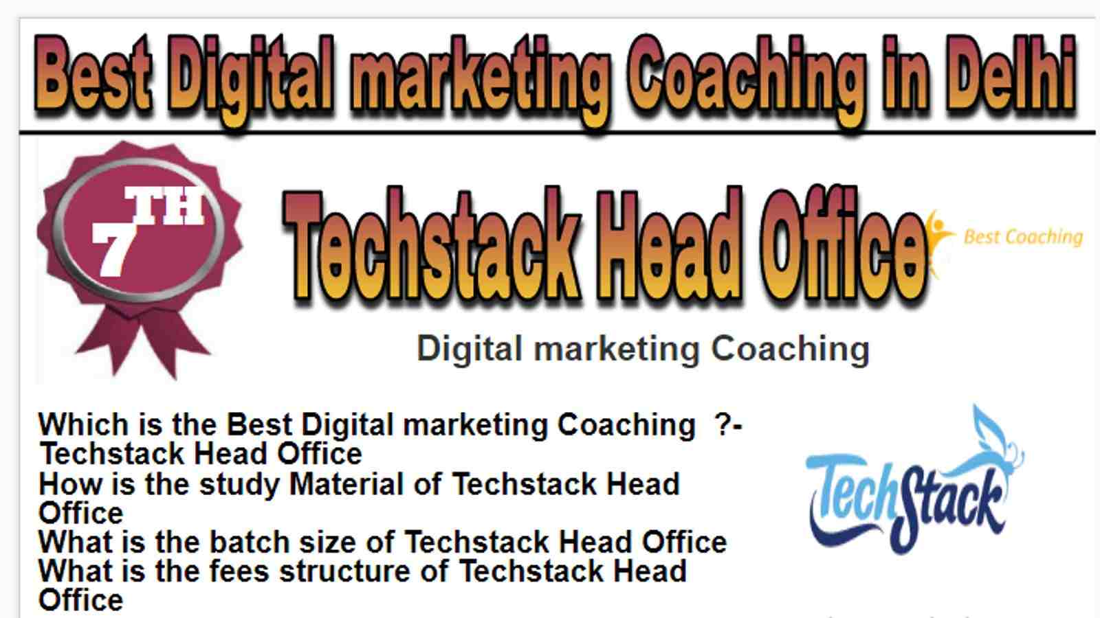 Rank 7 Best Digital marketing Coaching in Delhi