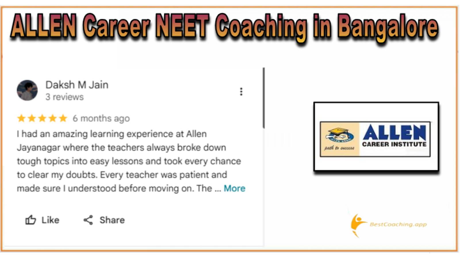 Allen career neet coaching