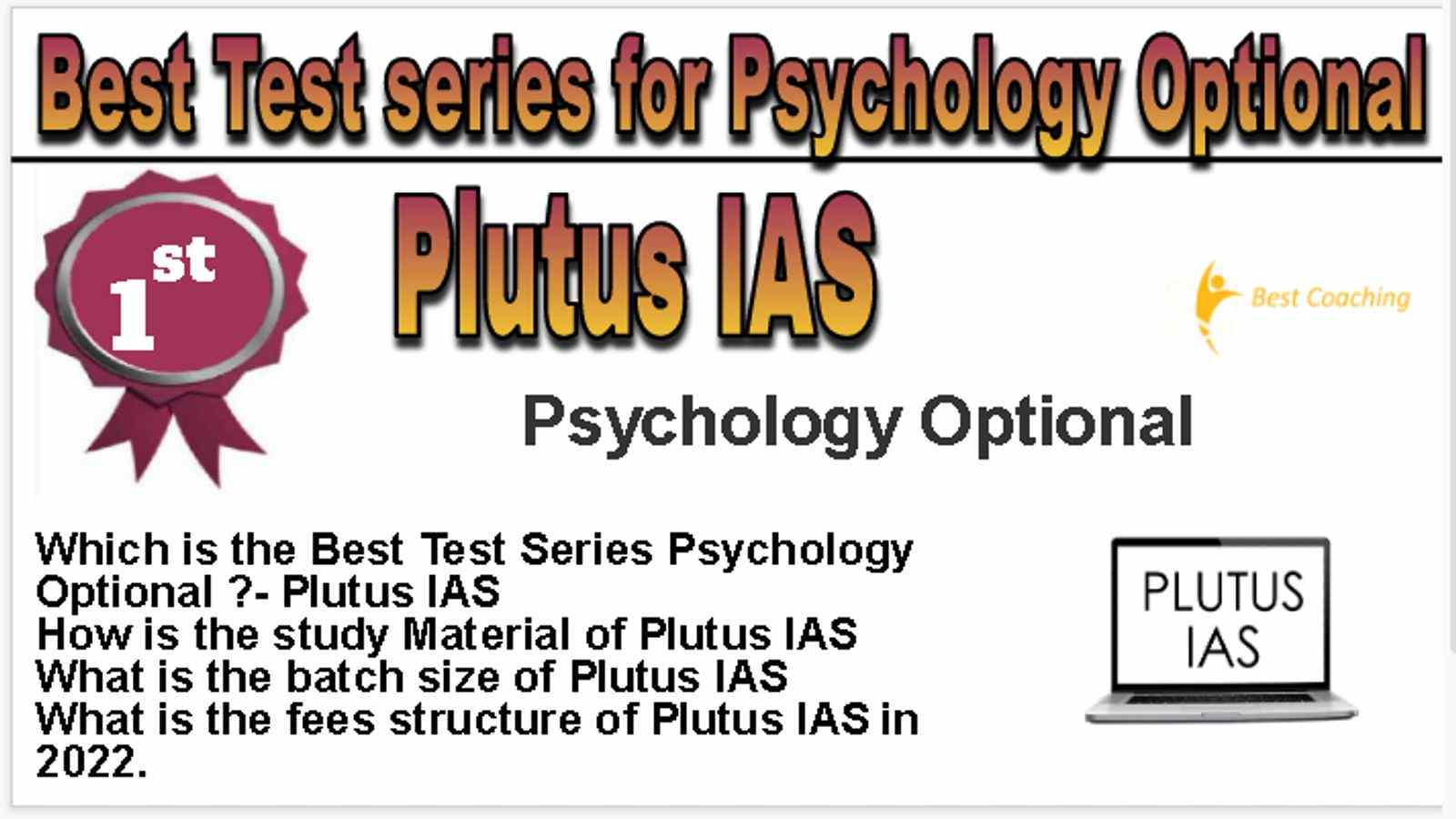 Rank 1 Best Test series for Psychology Optional