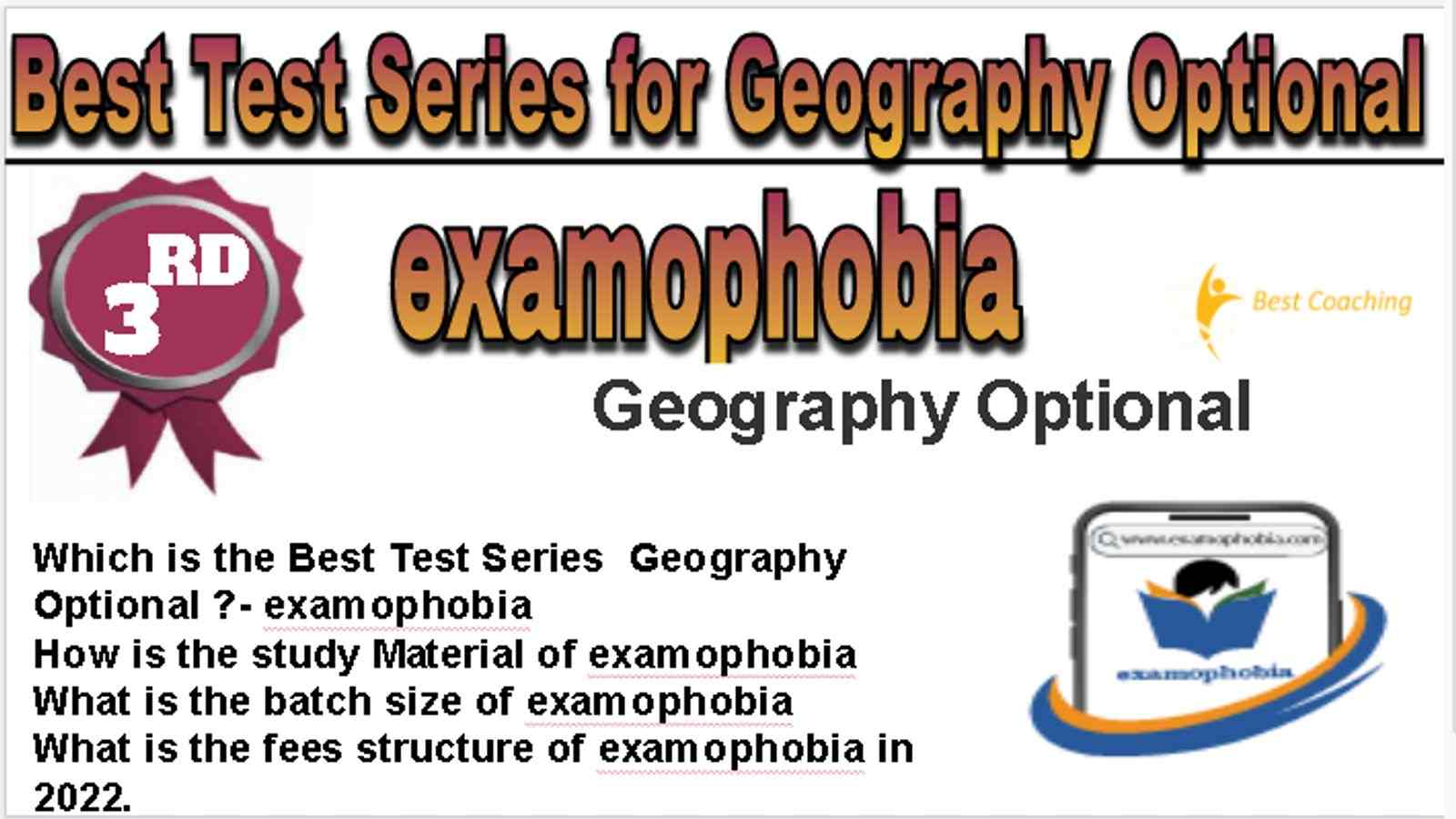 Rank 3 Best Test Series for Geography Optional