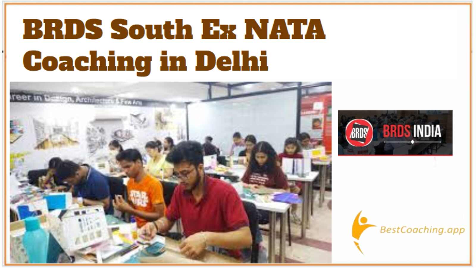 BRDS South Ex. NATA coaching in Delhi