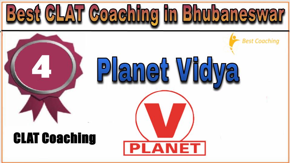 Rank 4. Planet Vidya CLAT Coaching in Bhubaneswar