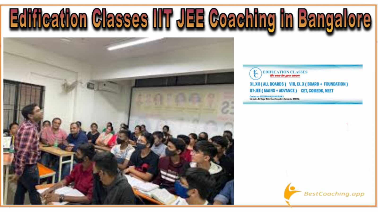 Edification IIT JEE Coaching in Bangalore