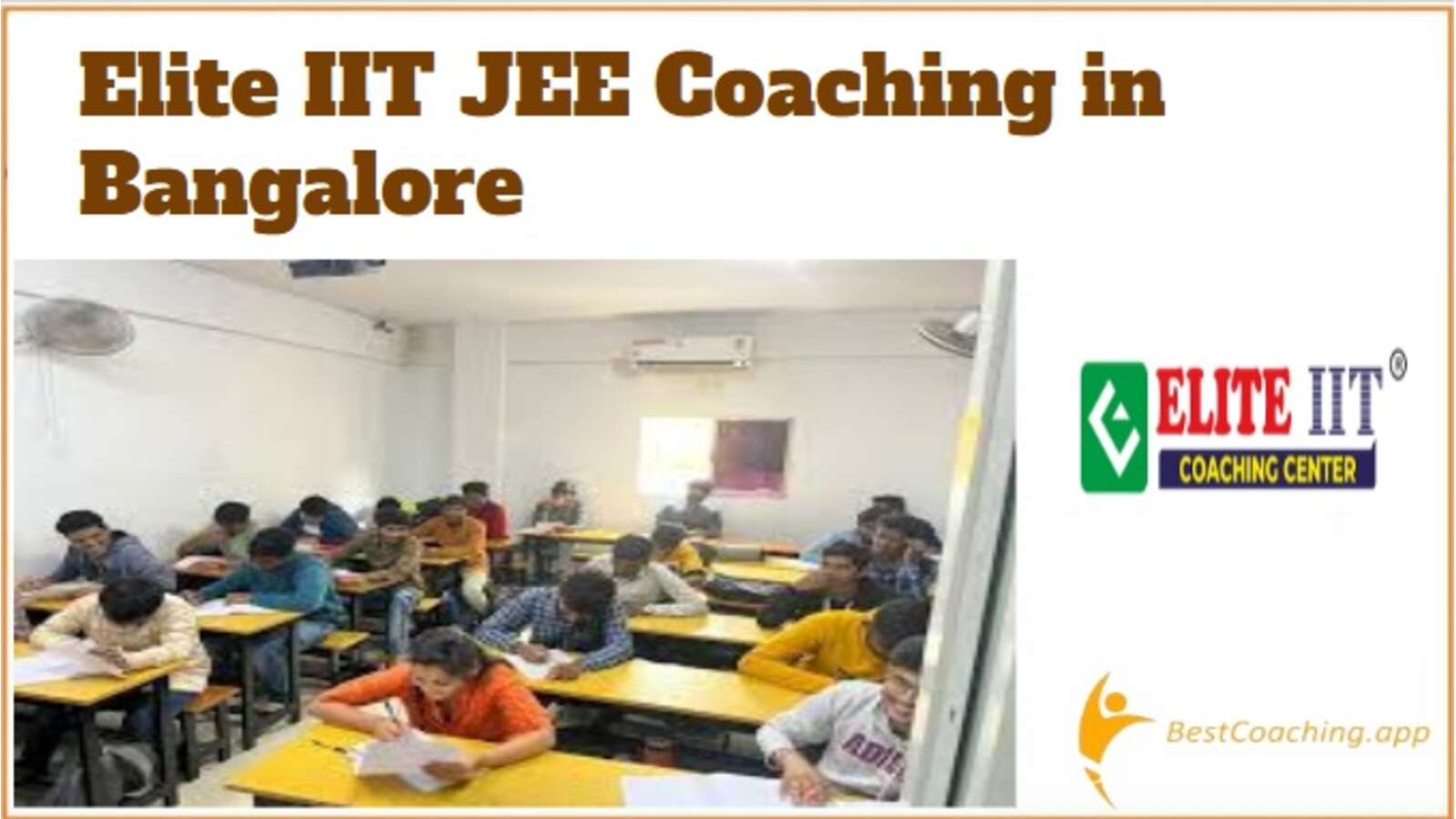 Elite IIT JEE Coaching in Bangalore