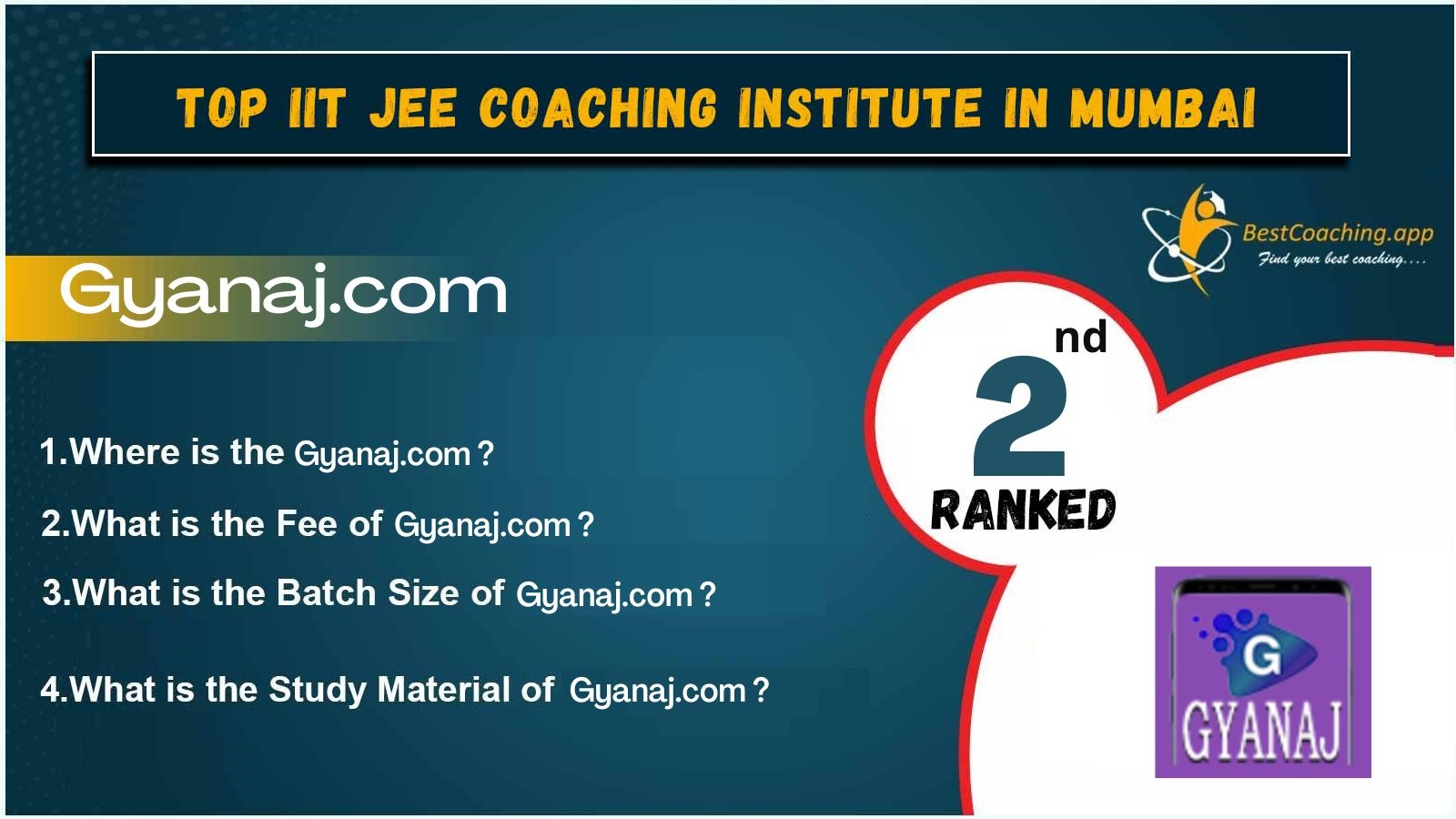 Top 10 IIT JEE Coaching Institute In Mumbai