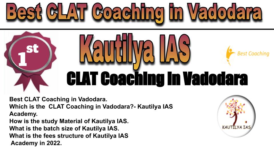 rank 1 best clat coaching in vadodara