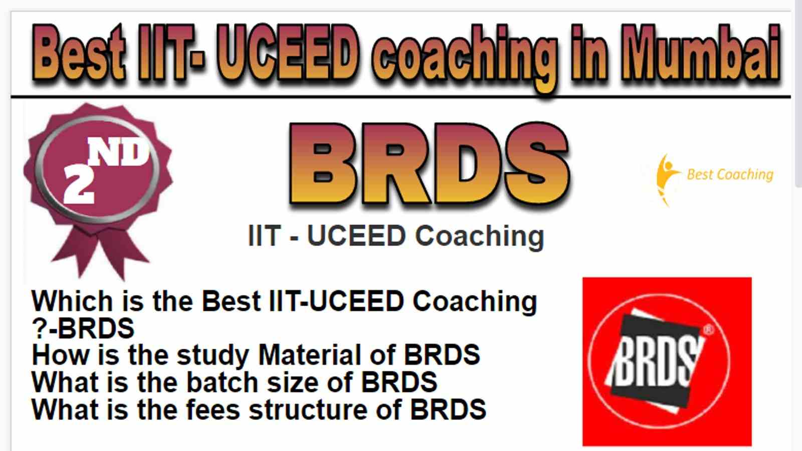 Rank 2 Best IIT- UCEED coaching in Mumbai