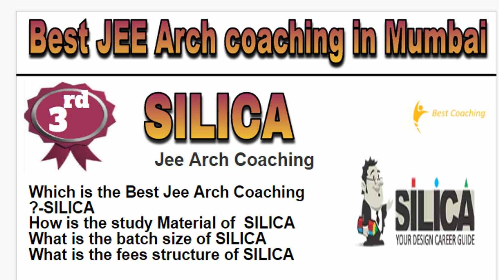 Rank 3 Best JEE Arch coaching in Mumbai