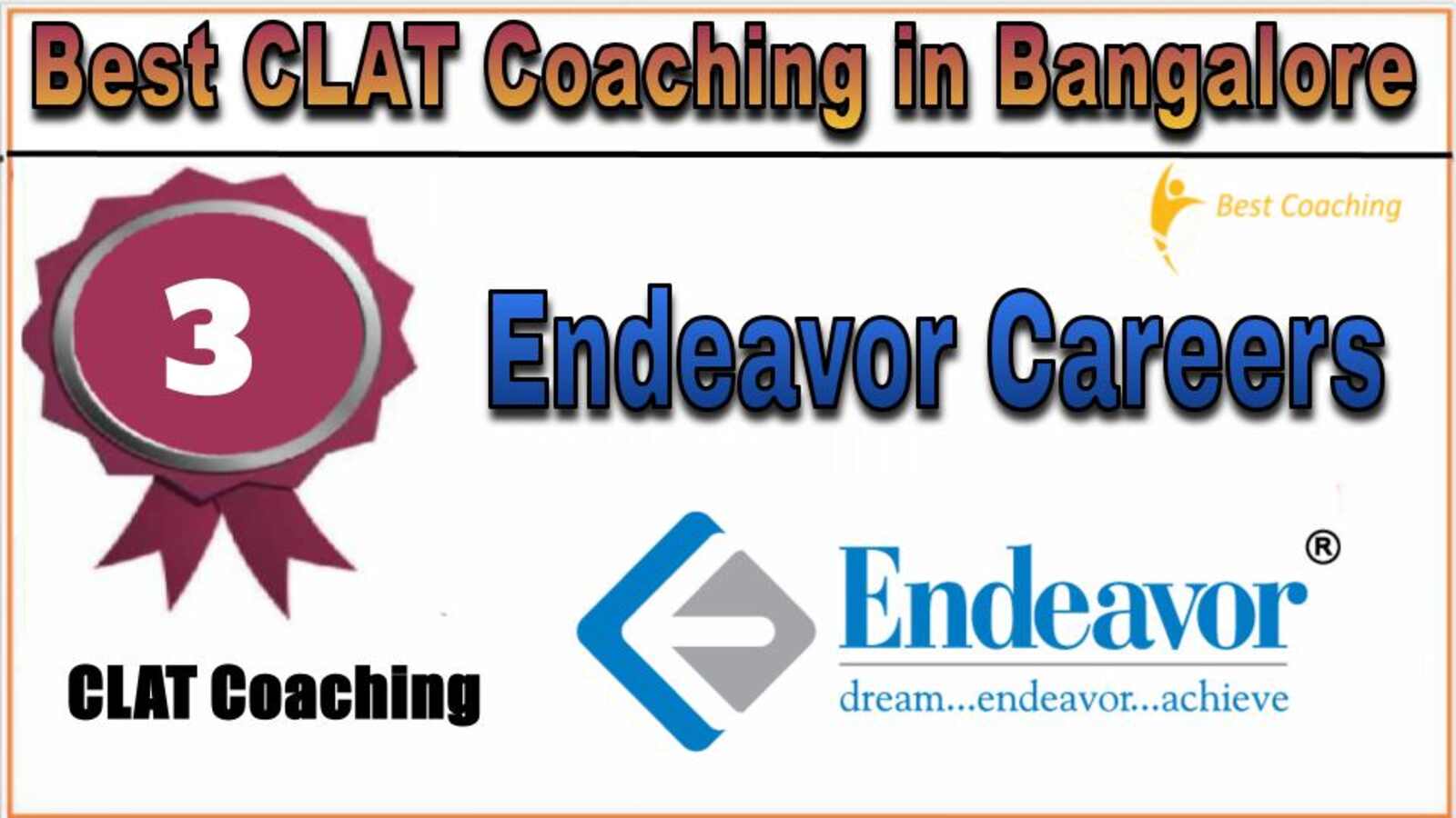 Rank 3. Endeavor Careers Best CLAT Coaching in Bangalore Rank 3. Endeavor Careers Best CLAT Coaching in Bangalore