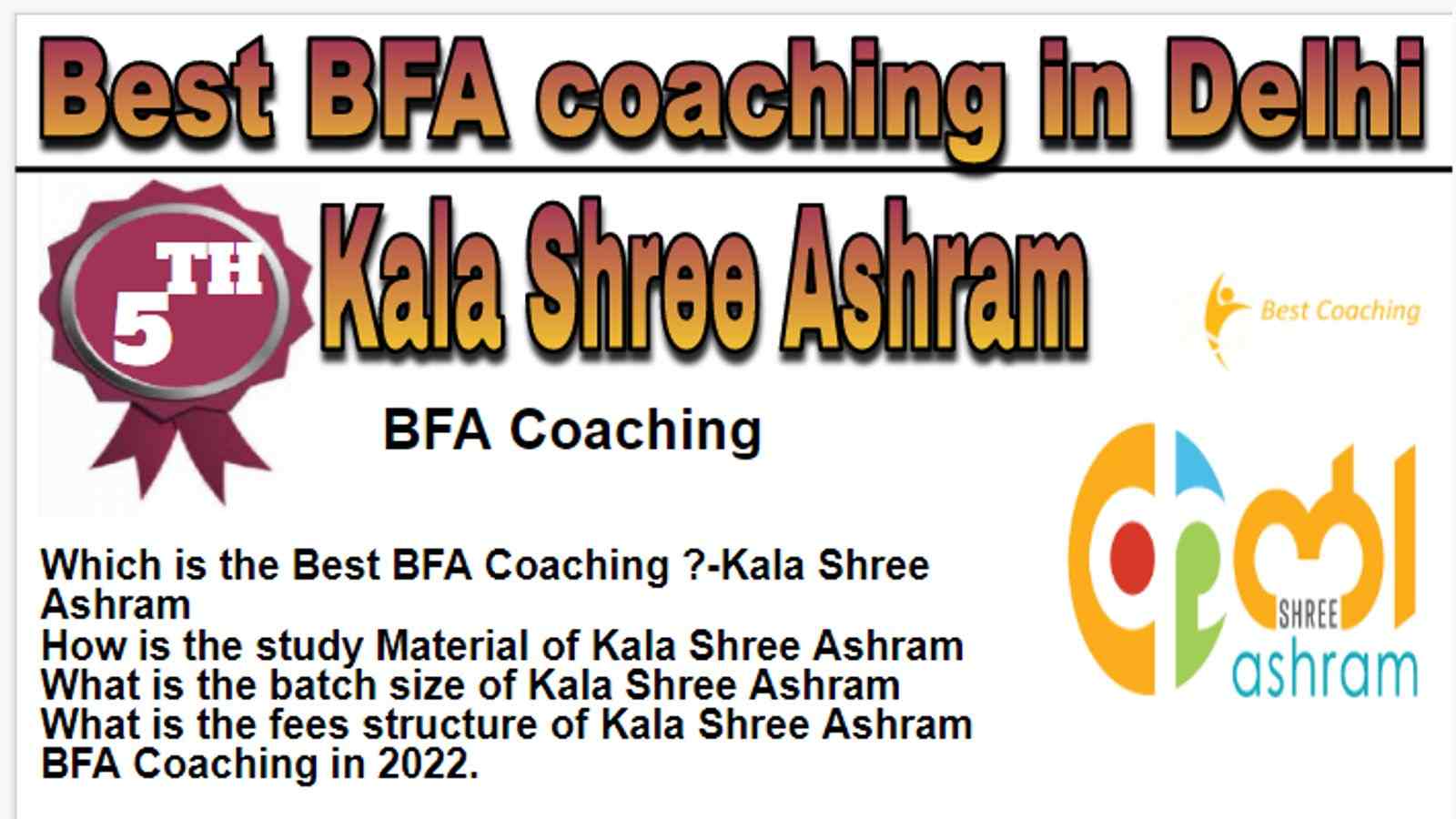 Rank 5 Best BFA coaching in Delhi