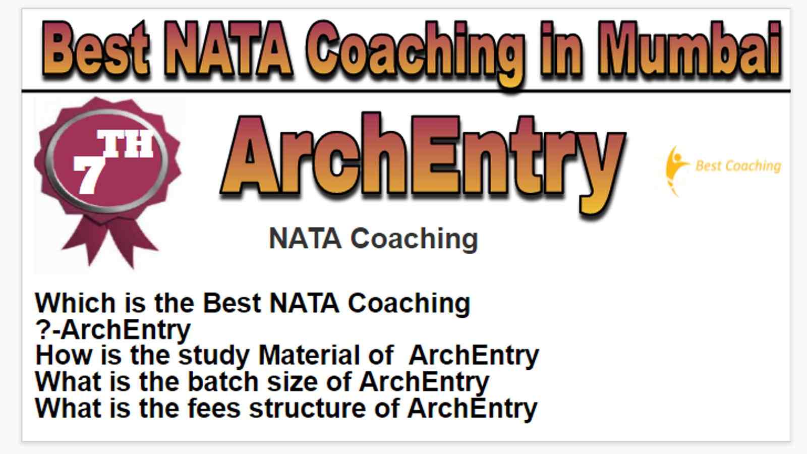Rank 7 best NATA coaching in Mumbai