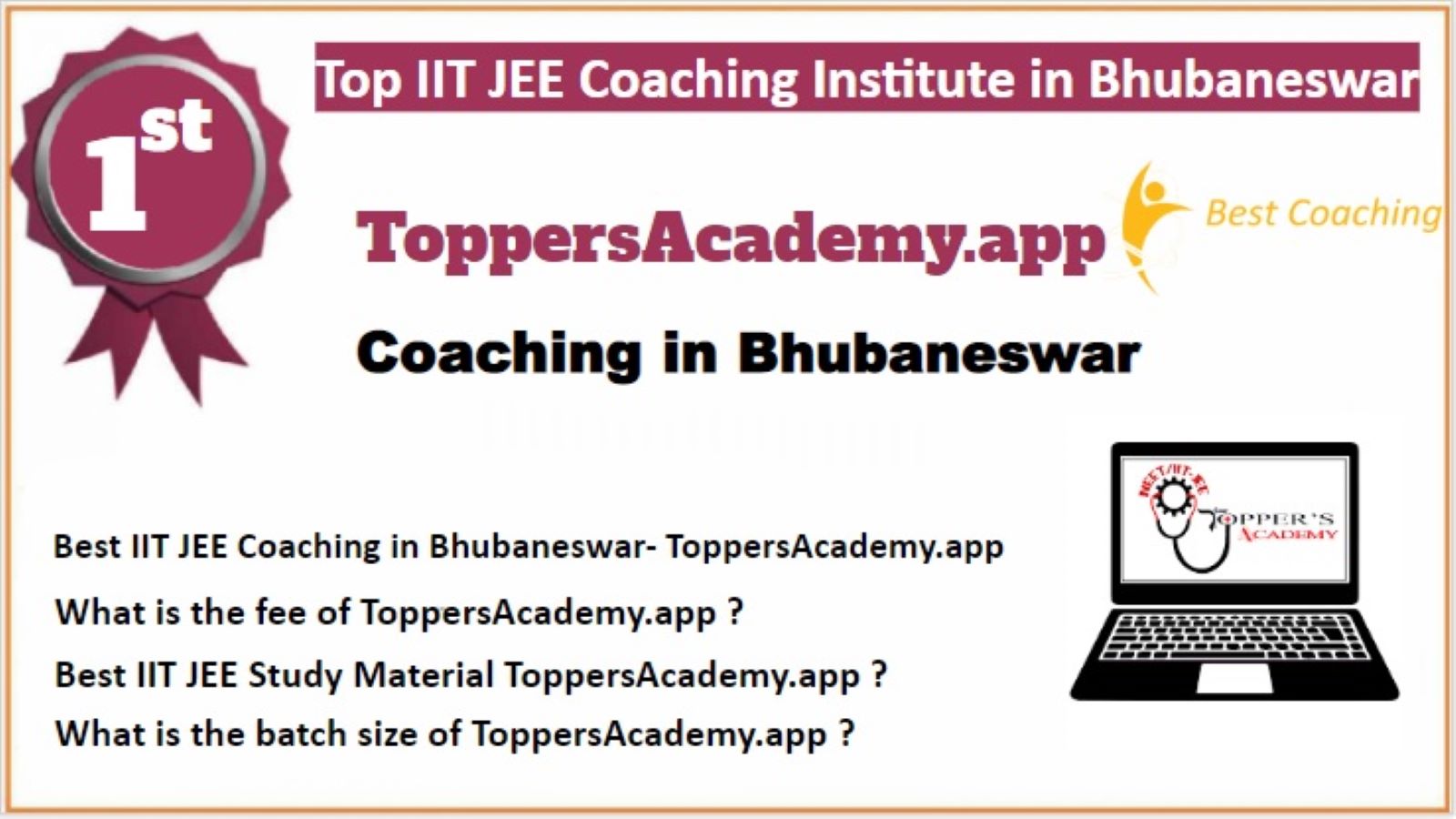 Best IIT JEE Coaching in Bhubaneswar