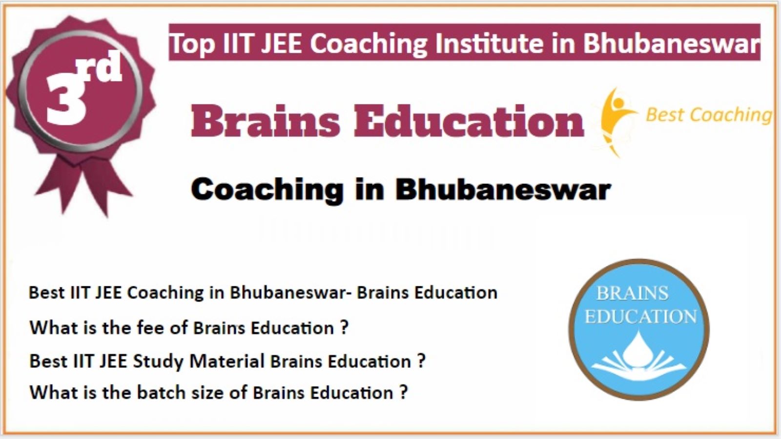 Best IIT JEE Coaching in Bhubaneswar