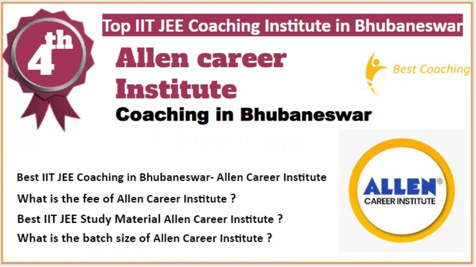 Best IIT JEE Coaching in Bhubaneswar