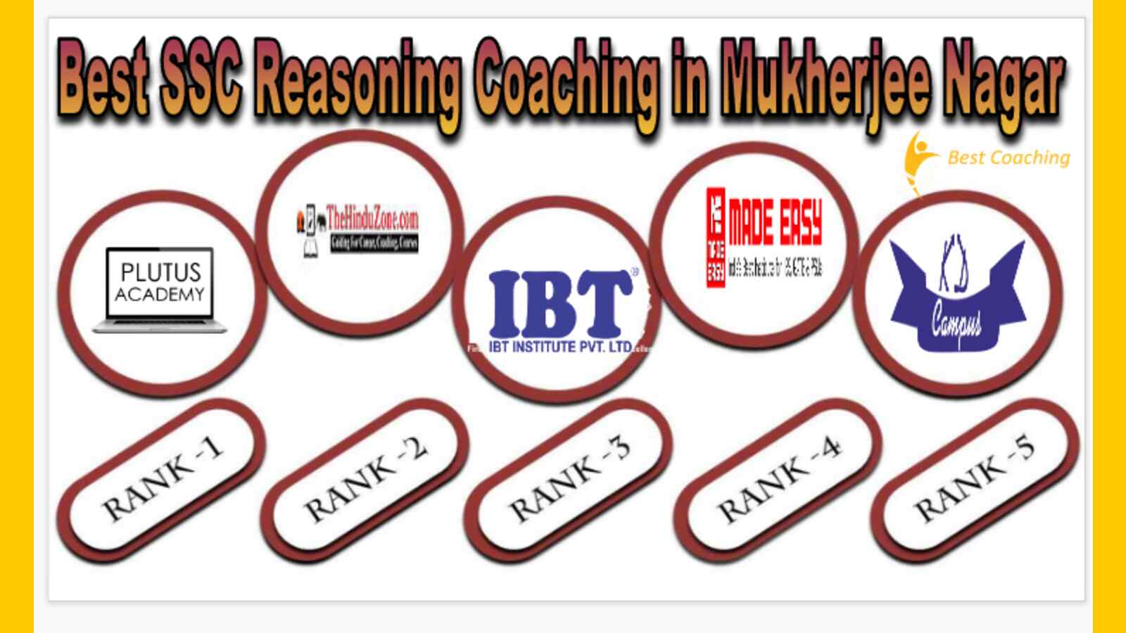 Best SSC reasoning Coaching in Mukherjee Nagar