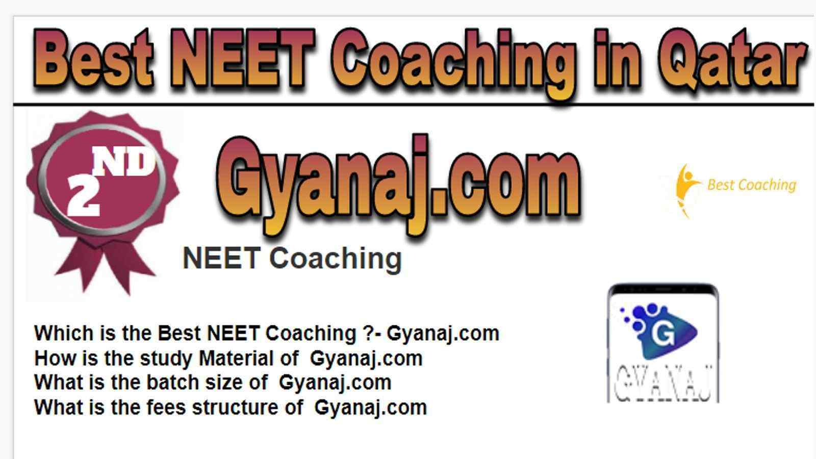 Rank 2 Best NEET Coaching in Qatar