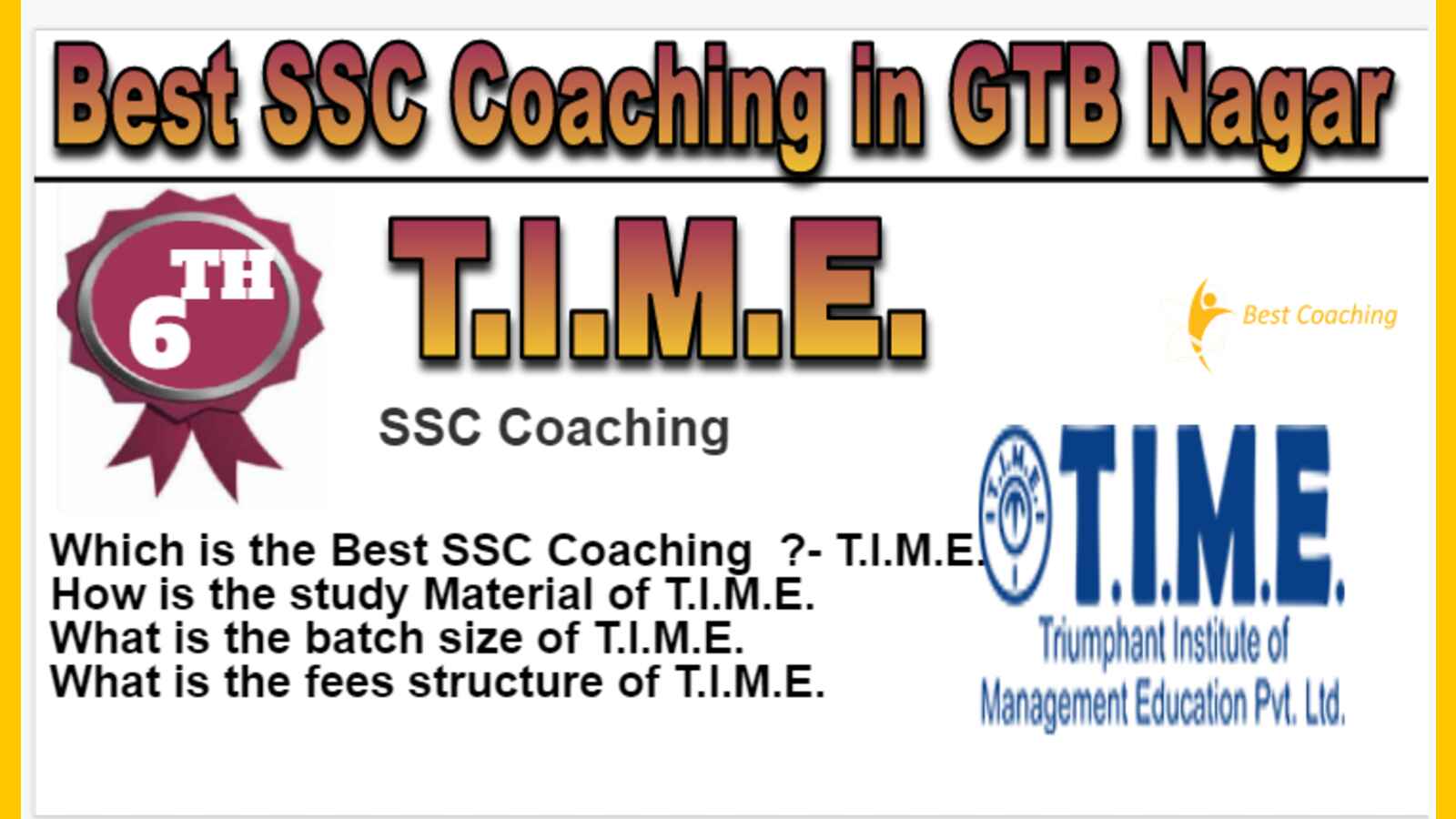 Rank 6 Best SSC Coaching in GTB Nagar