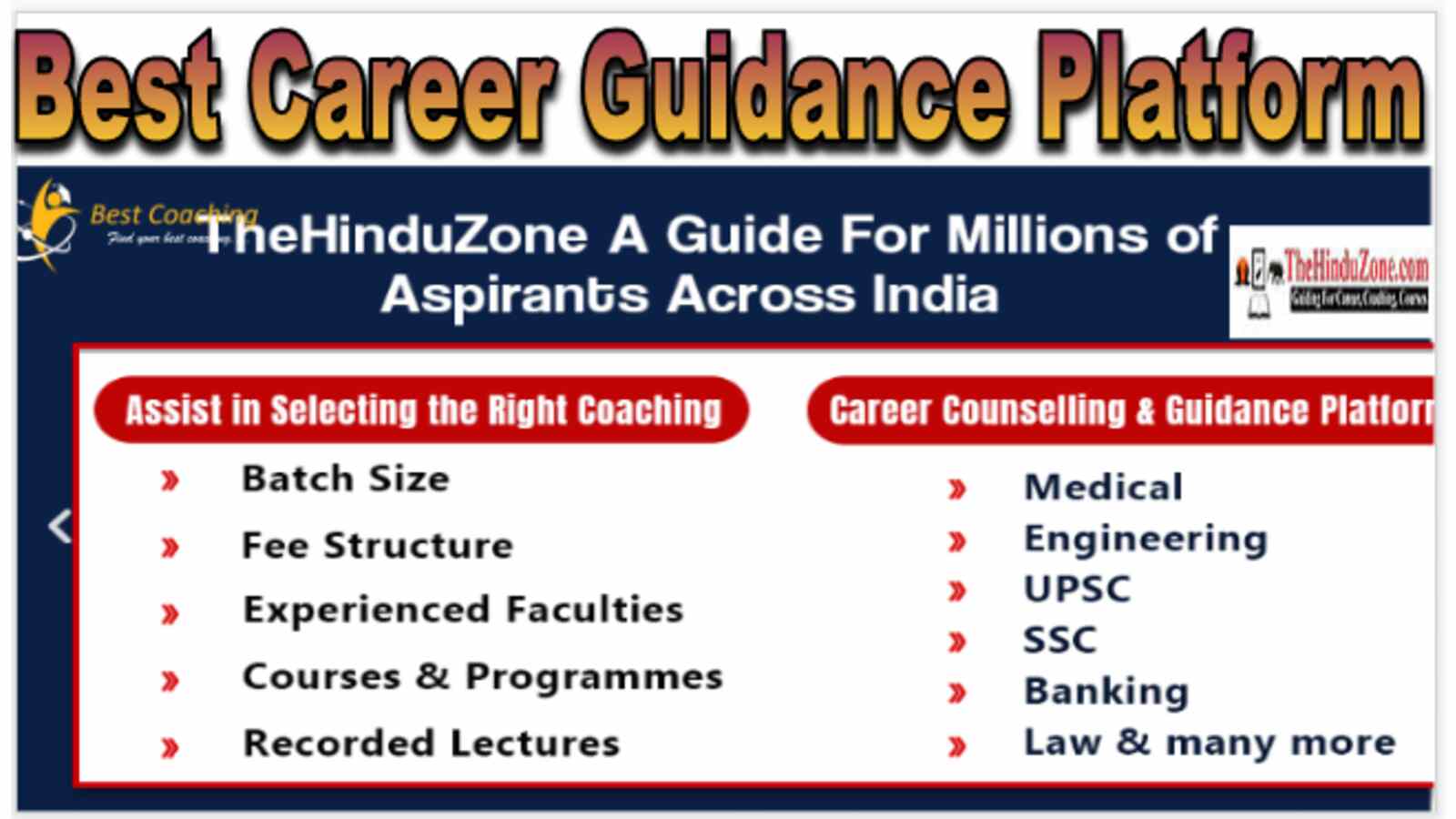 Best Career Guidance Platform Bank PO Coaching Noida