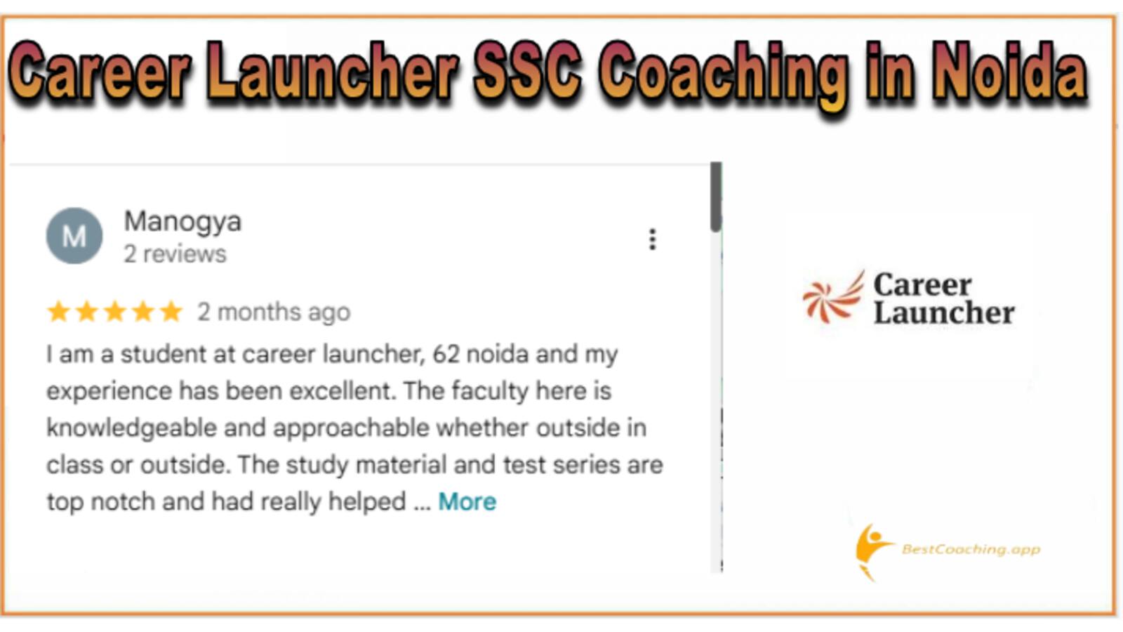 career launcher Noida Reviews