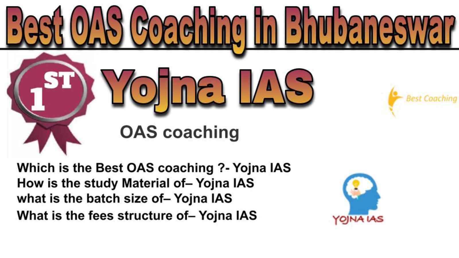 Rank 1 best OAS coaching in Bhubaneswar