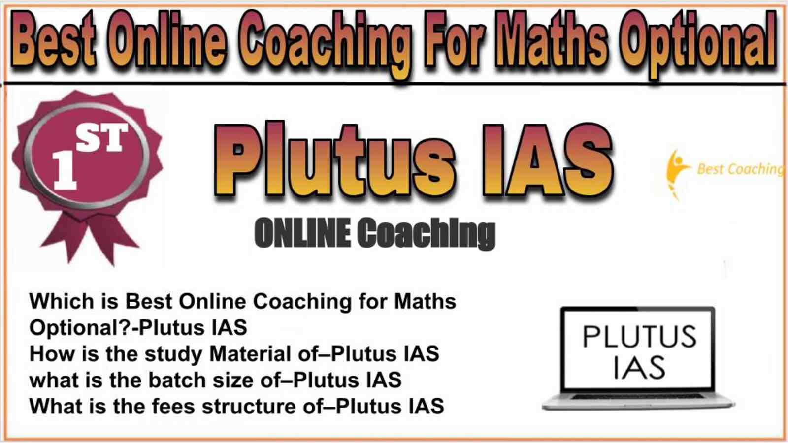 Rank 1 best online coaching for Maths Optional