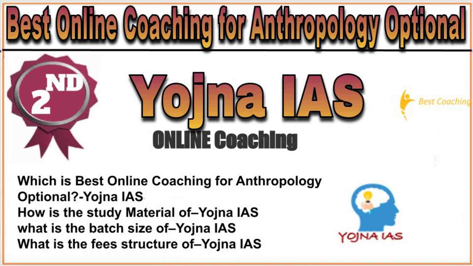 Rank 2 best online coaching for Anthropology Optional