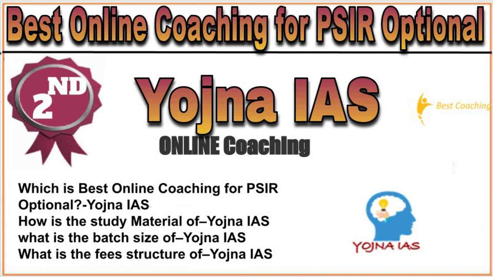 Rank 2 best online coaching for PSIR Optional Rank 2 best online coaching for PSIR Optional