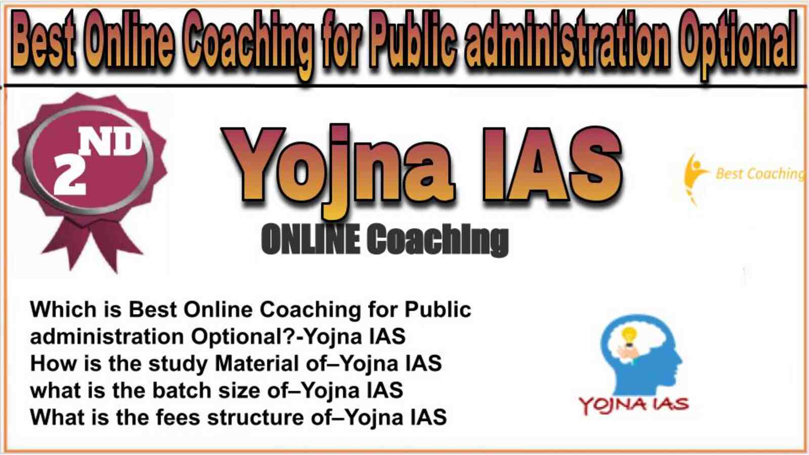 Rank 2 best online coaching for Public administration Optional Rank 2 best online coaching for Public administration Optional