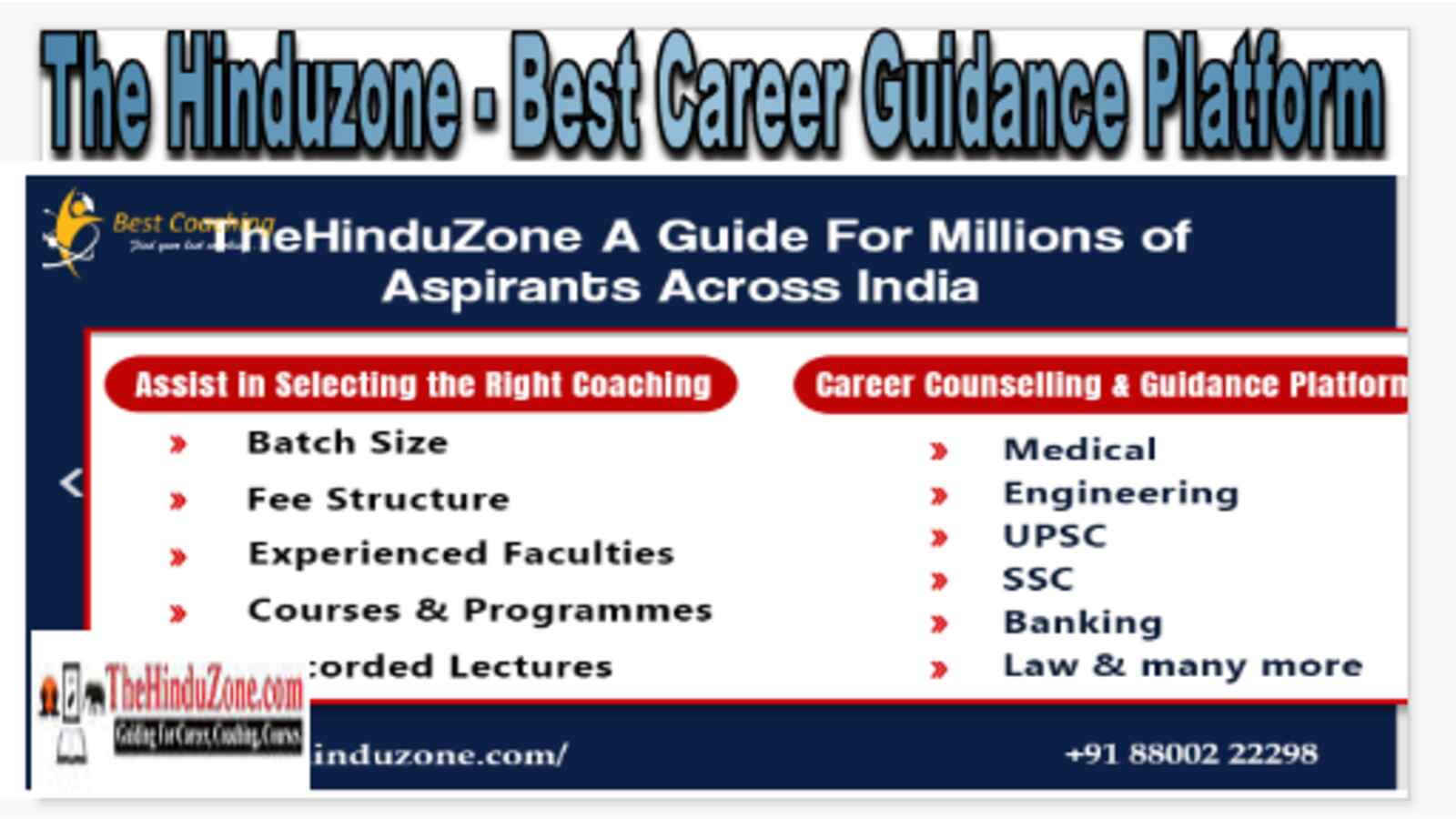 The Hinduzone - Best Career Guidance Platform SSC Coaching in Noida