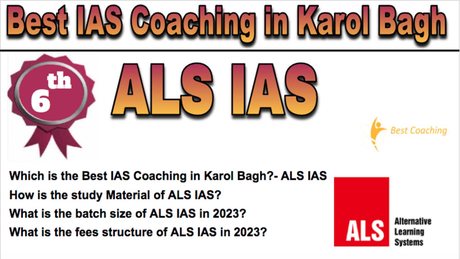 6th Best IAS Coaching in Karol Bagh