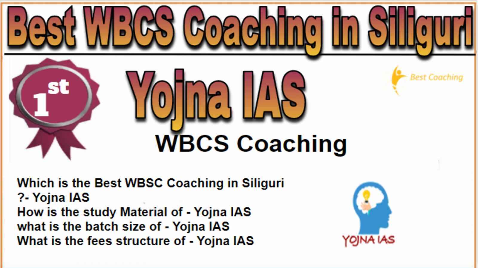Rank 1 Best WBCS Coaching in Siliguri
