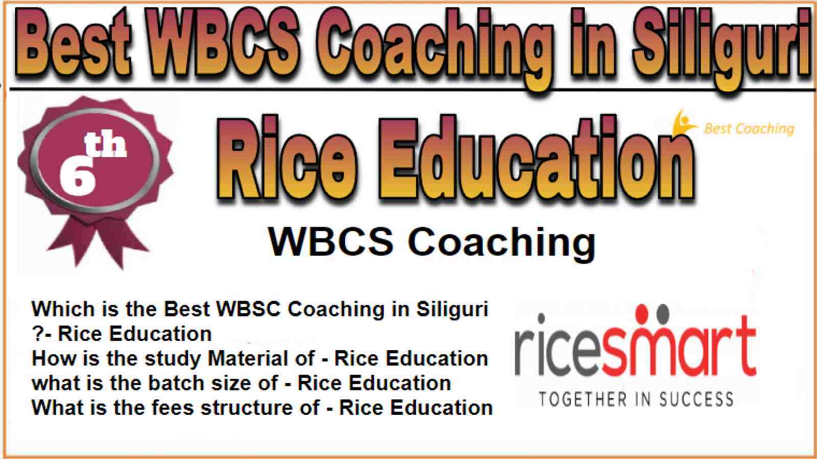 Rank 6 Best WBCS Coaching in Siliguri