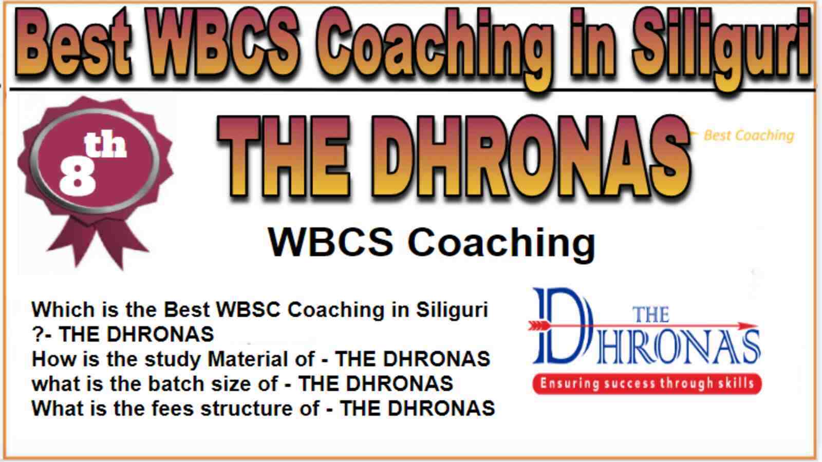 Rank 8 Best WBCS Coaching in Siliguri