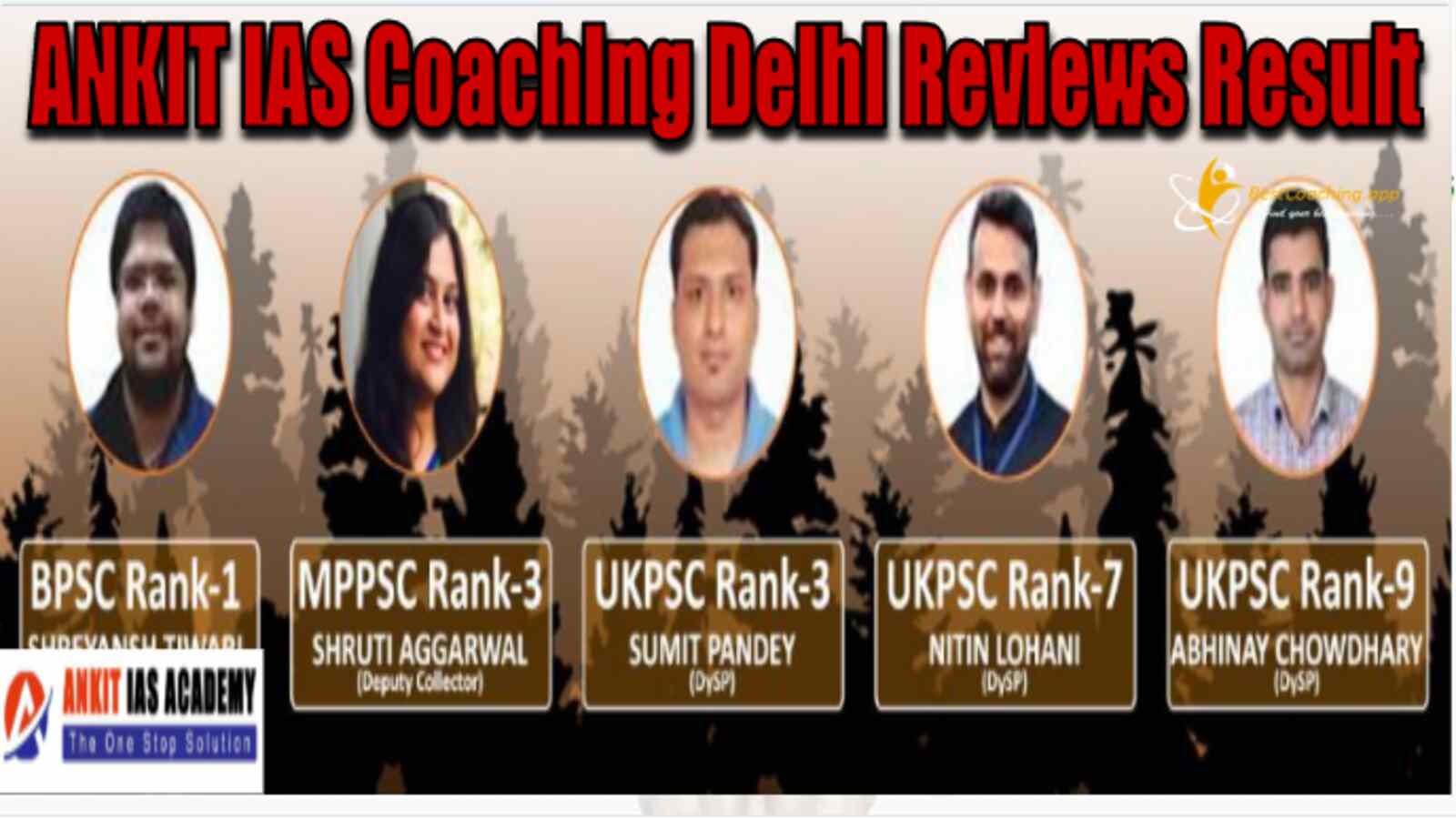ANKIT IAS Coaching Delhi Review Result