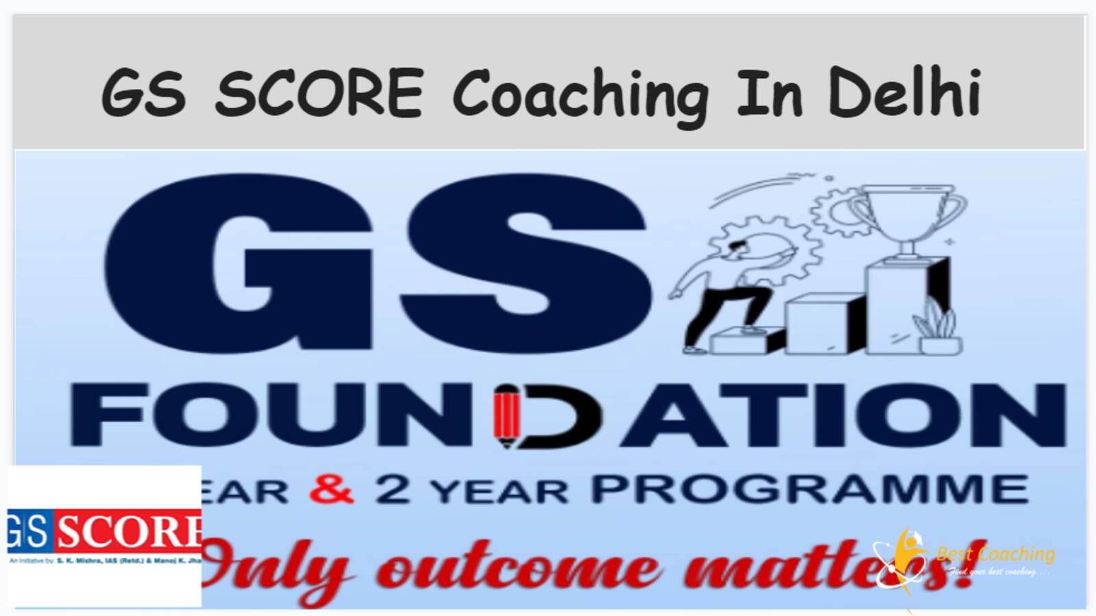 GS SCORE Coaching Delhi