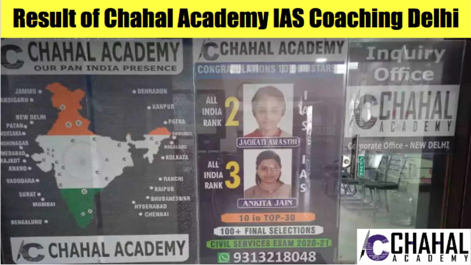 Result of Chahal Academy IAS Coaching in Delhi