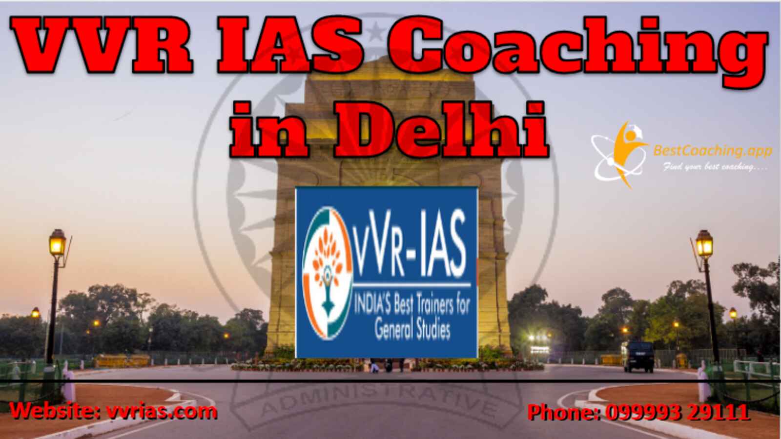 VVR IAS Coaching in Delhi