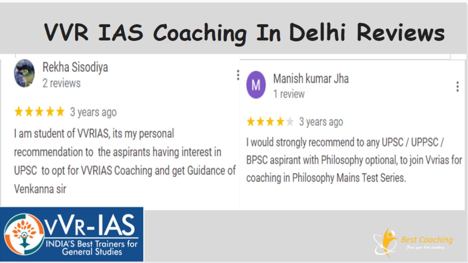 VVR IAS Coaching in Delhi