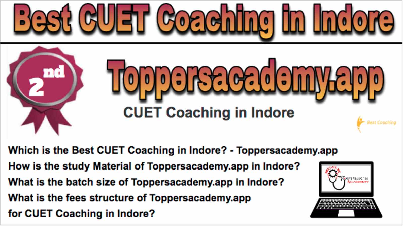 2nd Best CUET Coaching in Indore