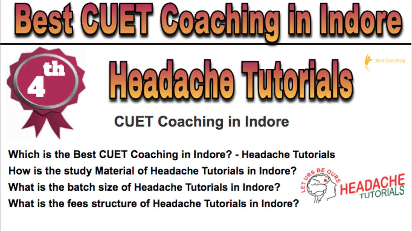 4th Top CUET Coaching in Indore