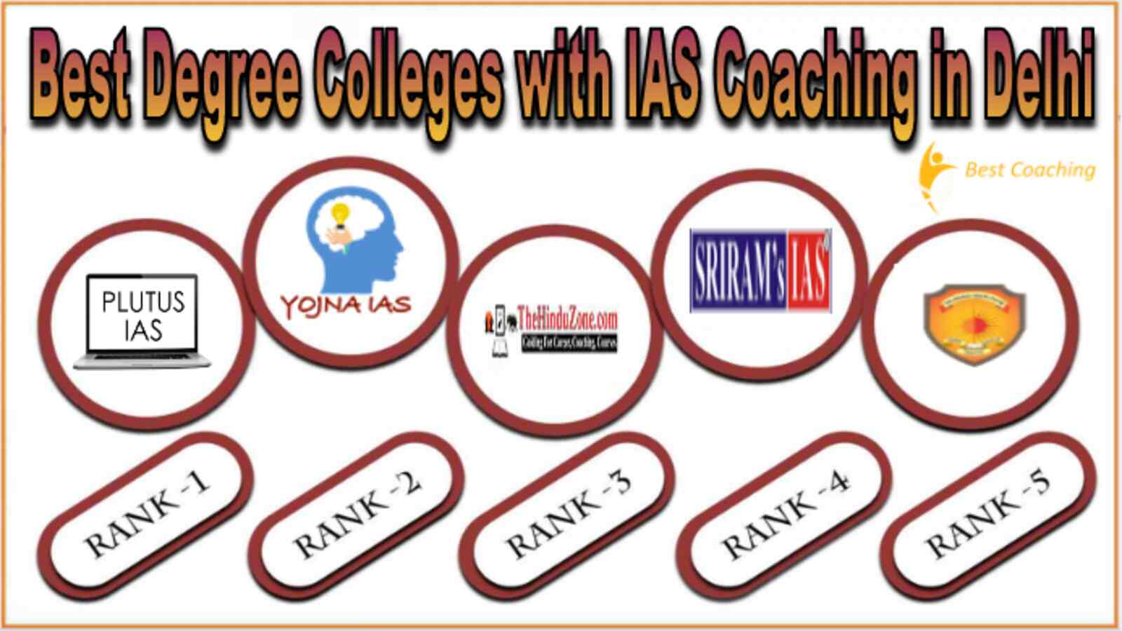 Best Degree Colleges with IAS Coaching in Delhi