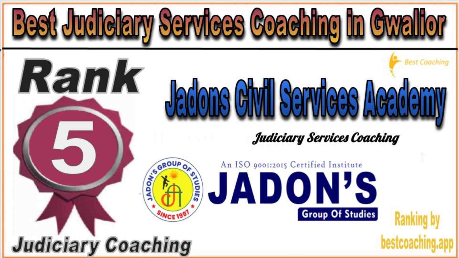 Jadons Civil Services Academy Judiciary Services Coaching in Gwalior