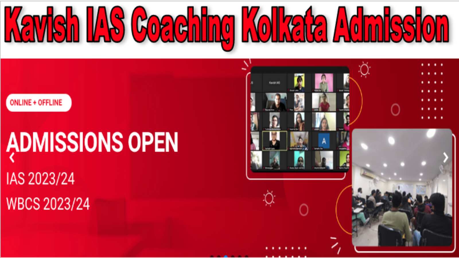 Kavish IAS Coaching Kolkata Admission