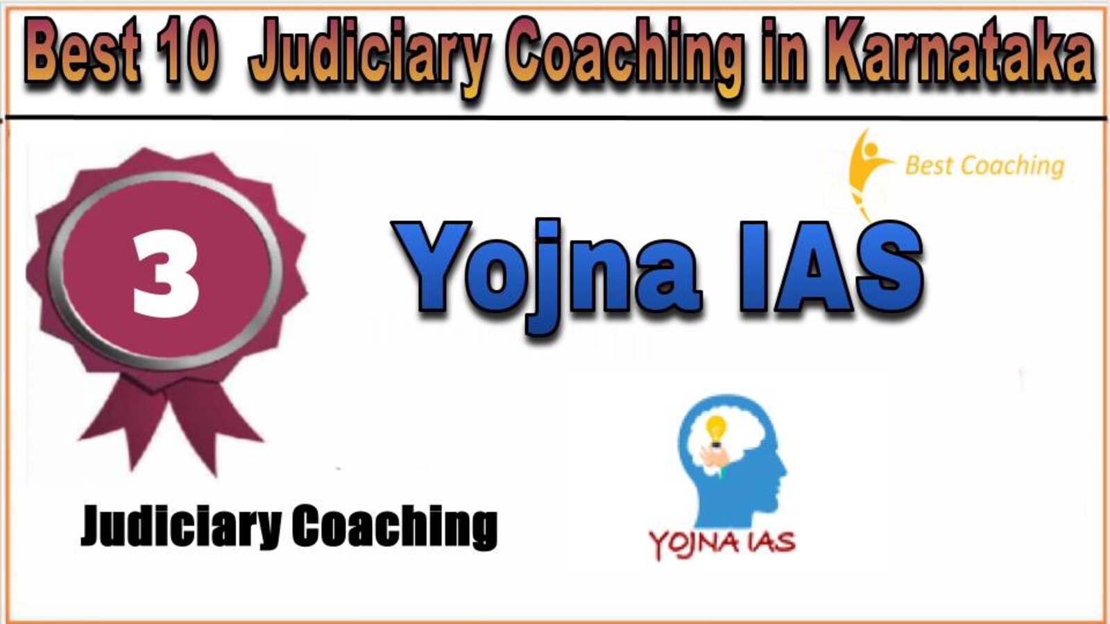 Rank 3. Yojna IAS Best Judiciary Services Coaching in Karnataka