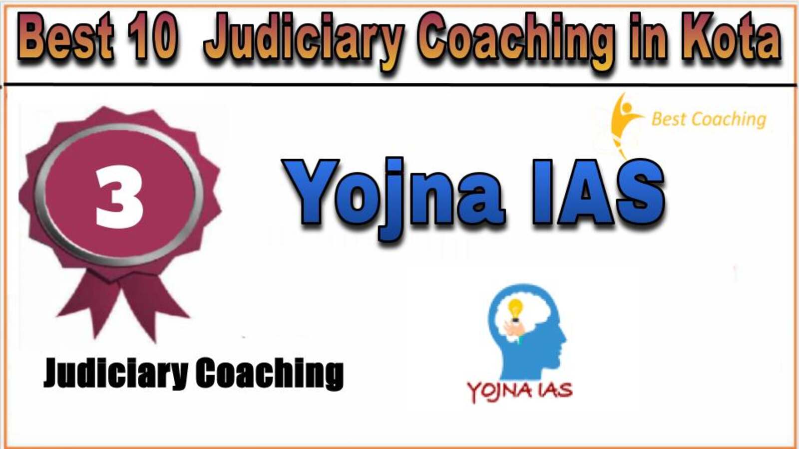 Rank 3. Yojna IAS Best Judiciary Services Coaching in Kota