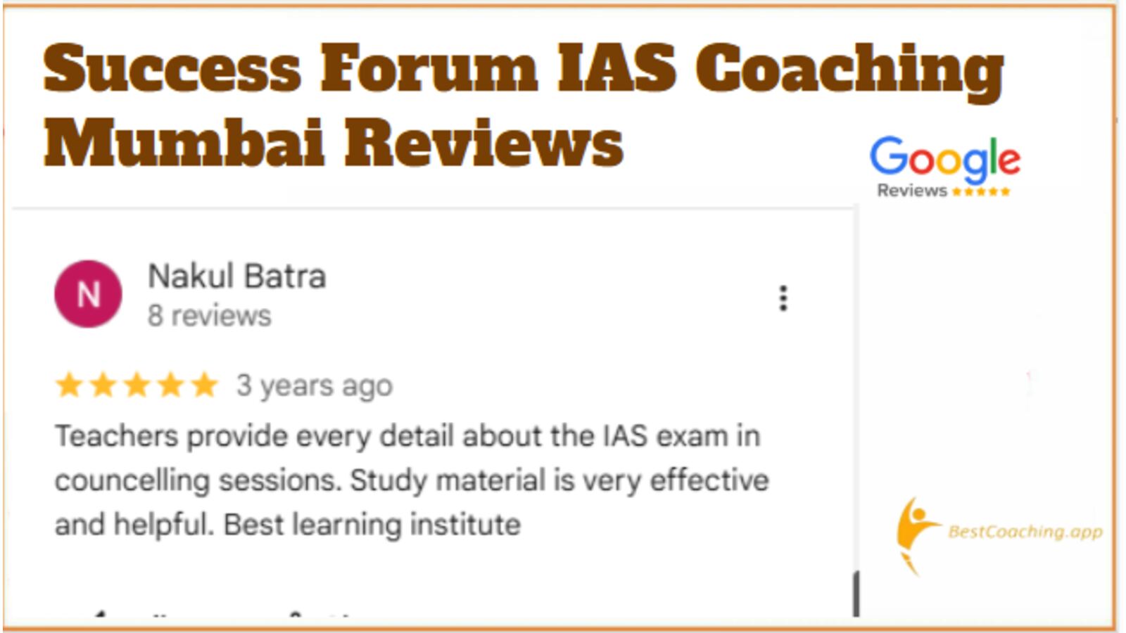 Success Forum Mumbai reviews