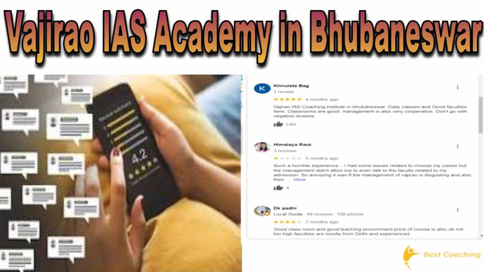 Vajirao IAS Academy Institute in Bhubaneswar