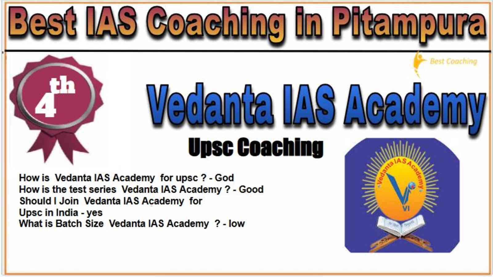 Vedanat IAS Coaching in Pitampura Vedanat IAS Coaching in Pitampura