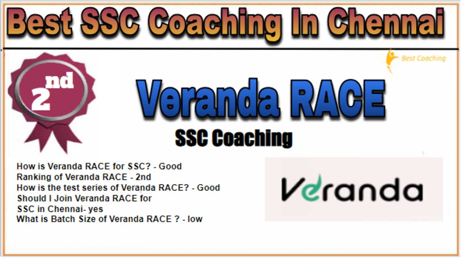 Rank 2 best SSC Coaching in Chennai